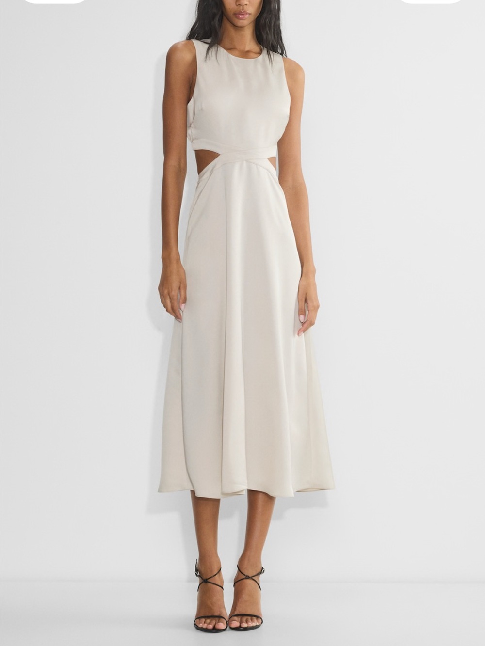 Aritzia Cella Satin dress